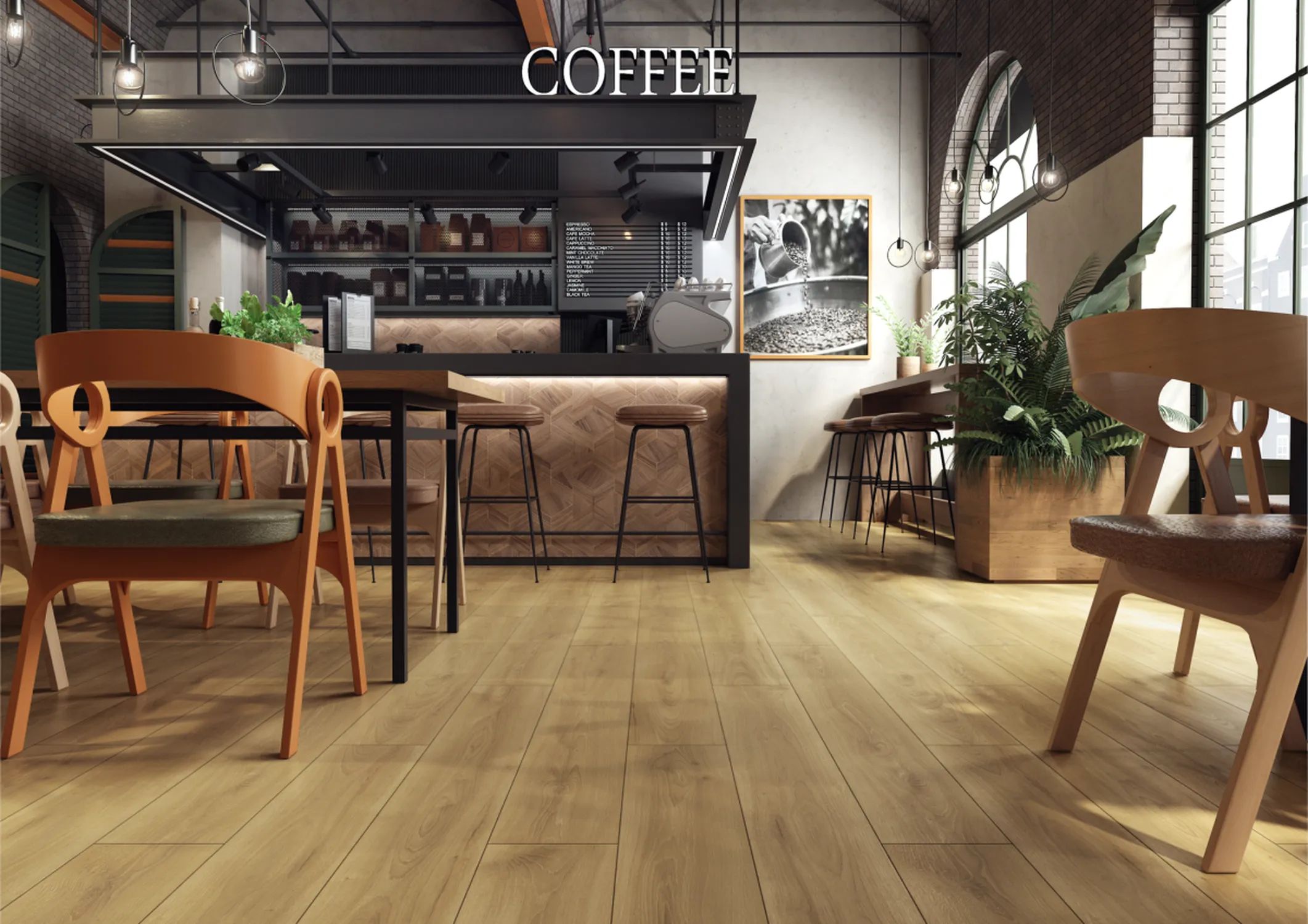 Ламинат Kronopol Аурум Сефора Ristretto Oak, 1380×191 мм